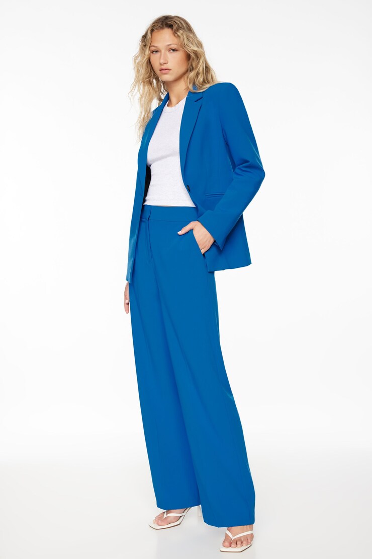 Yasmin Straight Leg Pant Deep Blue large