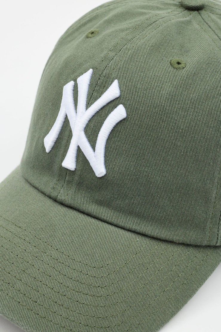 47 BRAND Clean Up Cap - NY, Moss Green/White, large