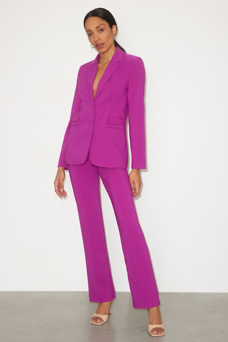 Pantalon Helena évasé Magenta large