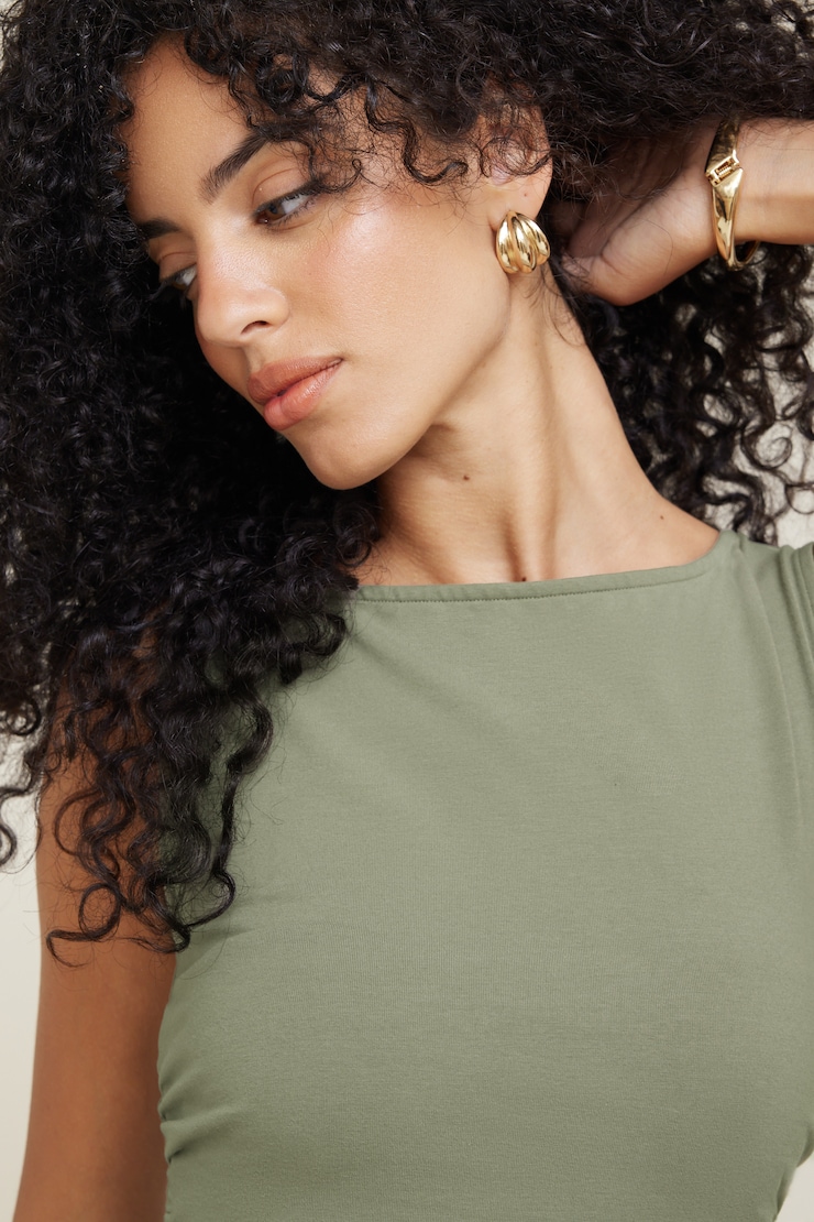 Katia Ruched Jersey Mini Dress