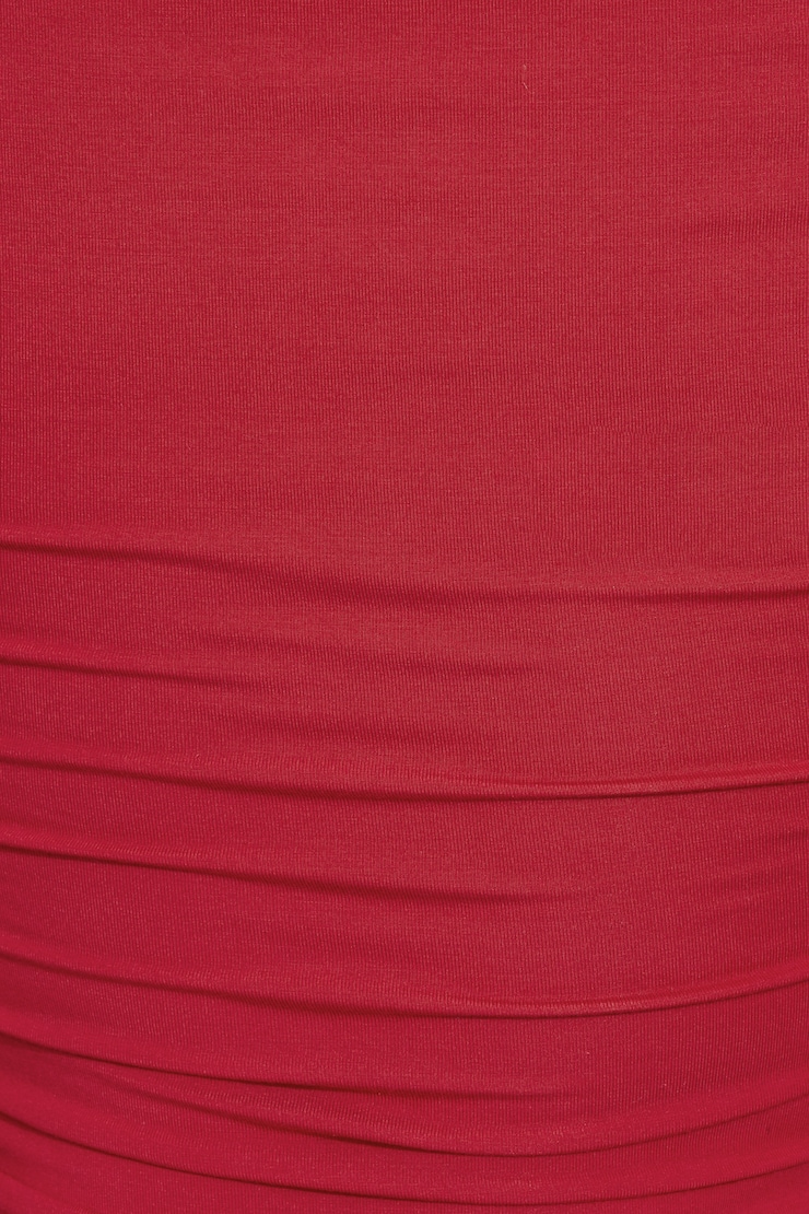 Smooth Long Sleeve Crewneck Top, Jester Red, large
