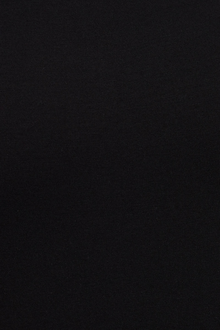 Tie Back T Shirt, Jet Black, large