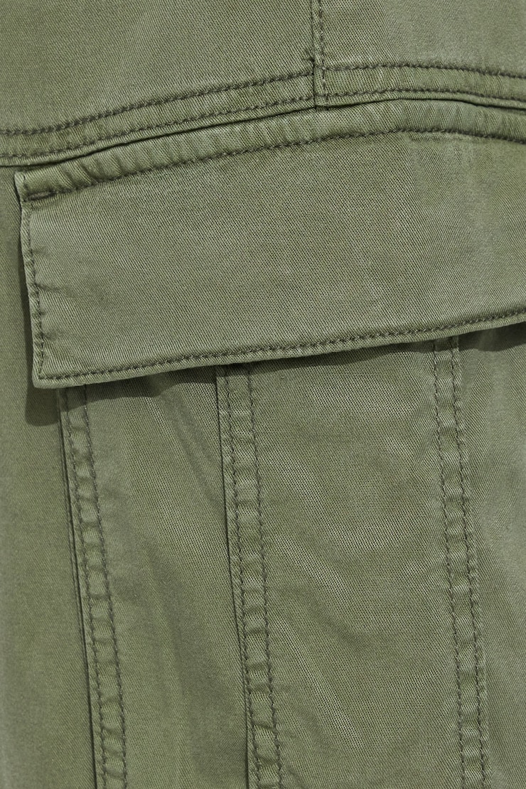 Lucy Fluid Cargo Pant, Python Green, large