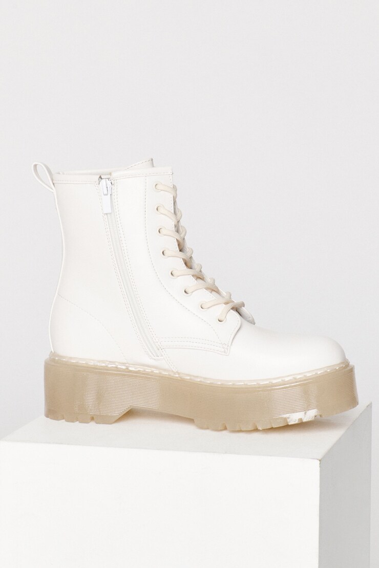 STEVE MADDEN Betty Boots, White Multi, large