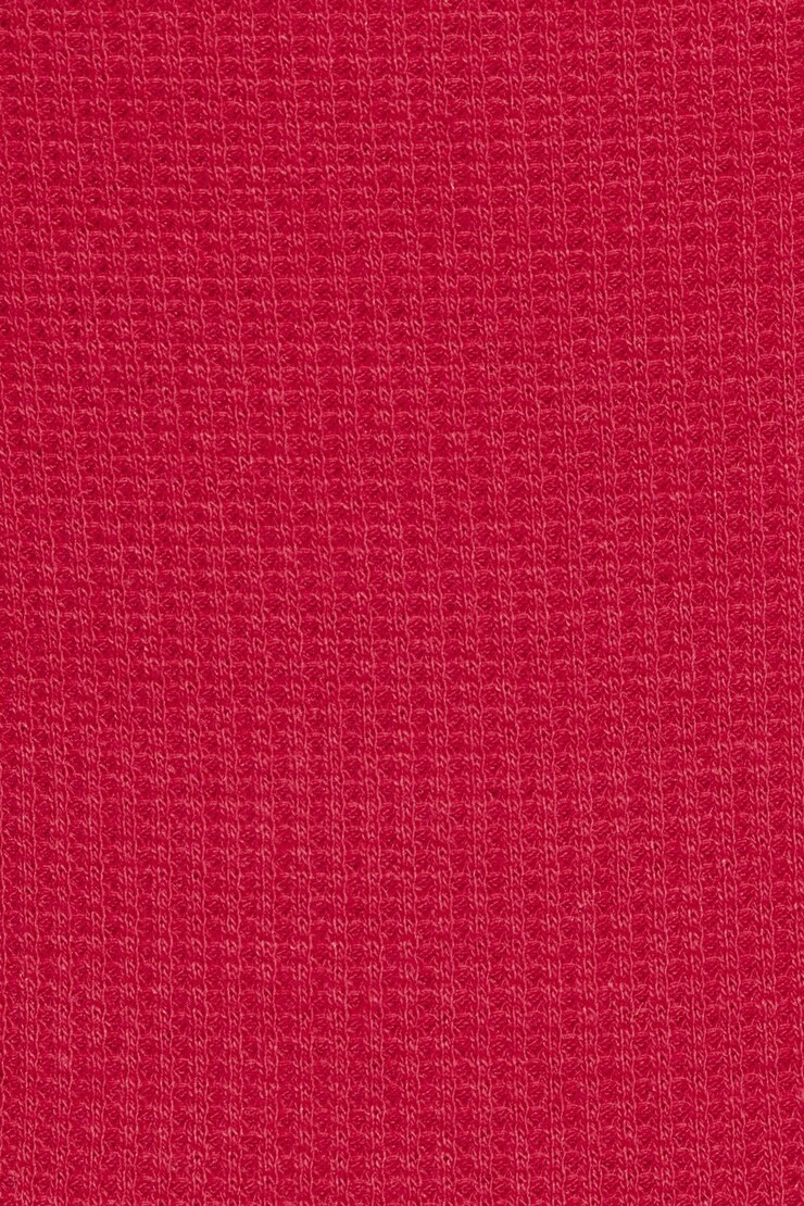 Waffle Picot Cami Top, Jester Red, large