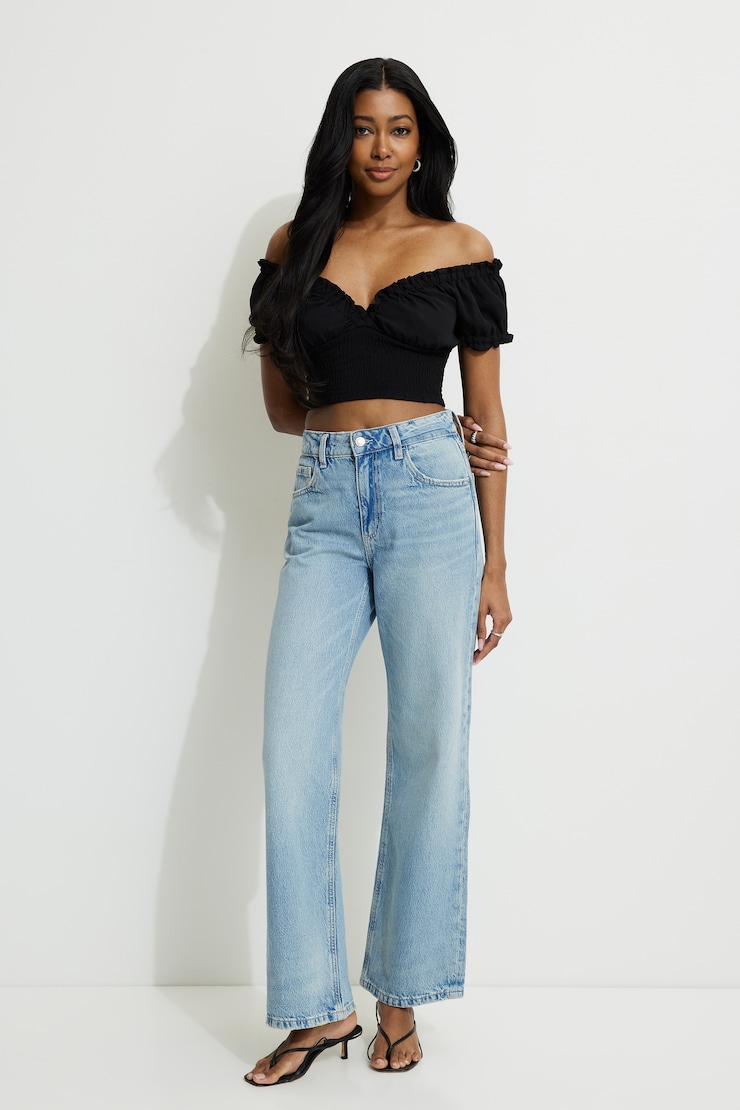 Delphine Smocked Top