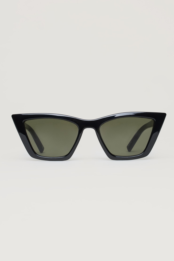 LE SPECS | Velodrome Cat Eye Sunglasses Black / Khaki large