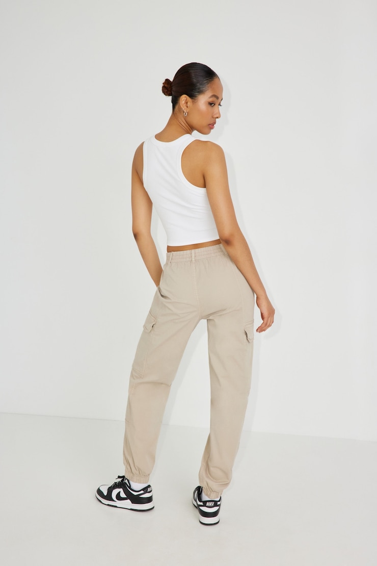 Brianna Bubble Pant, String Beige, large