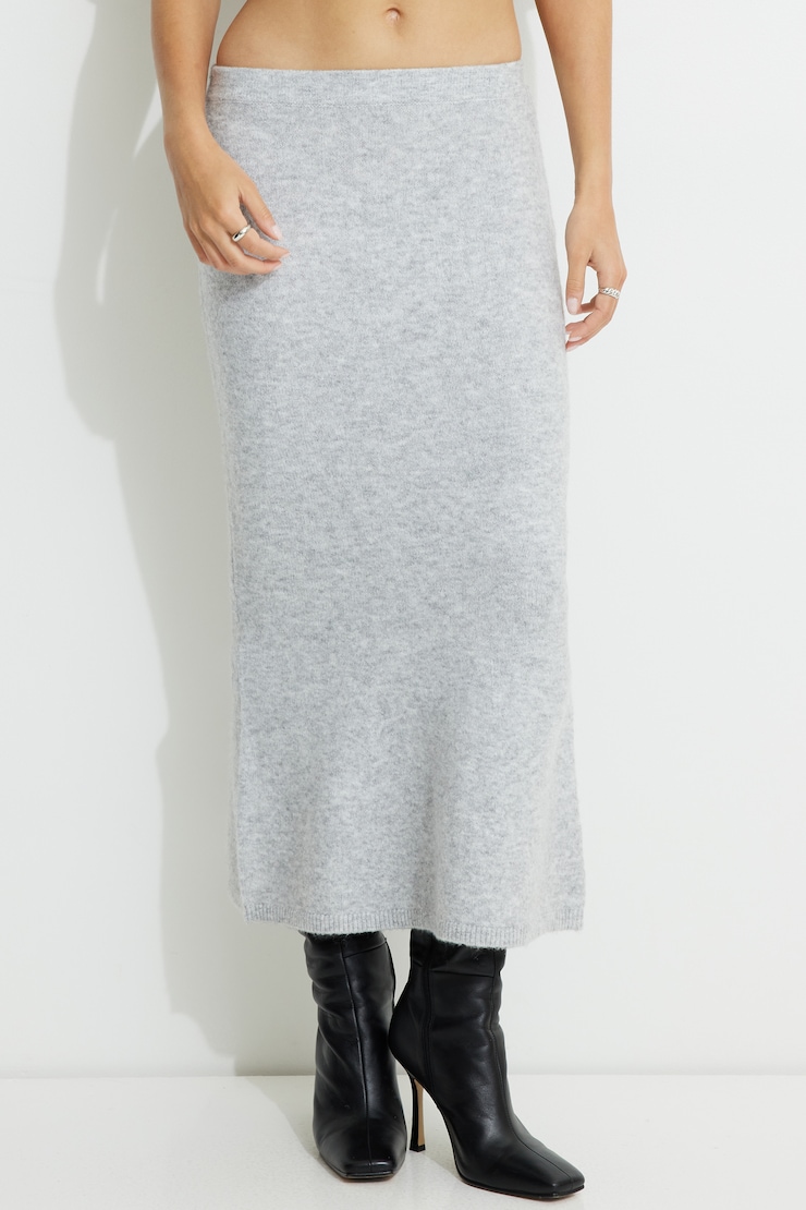 Knit Mermaid Maxi Skirt