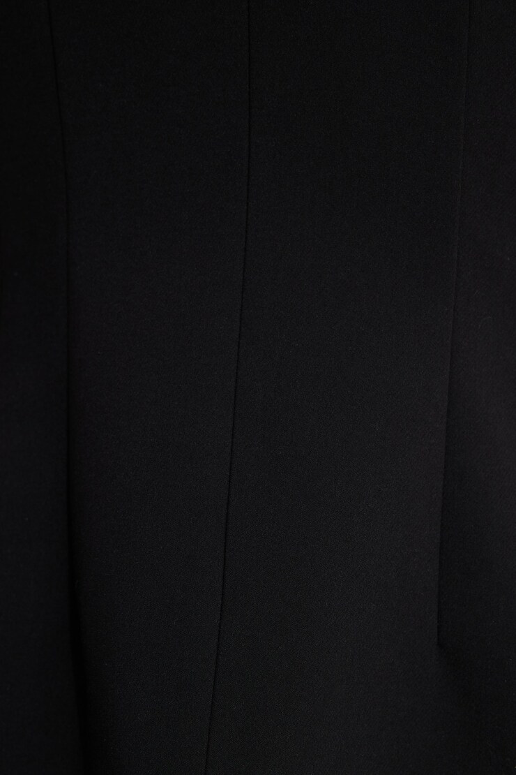 Fitted V Neck Vest Jet Black large