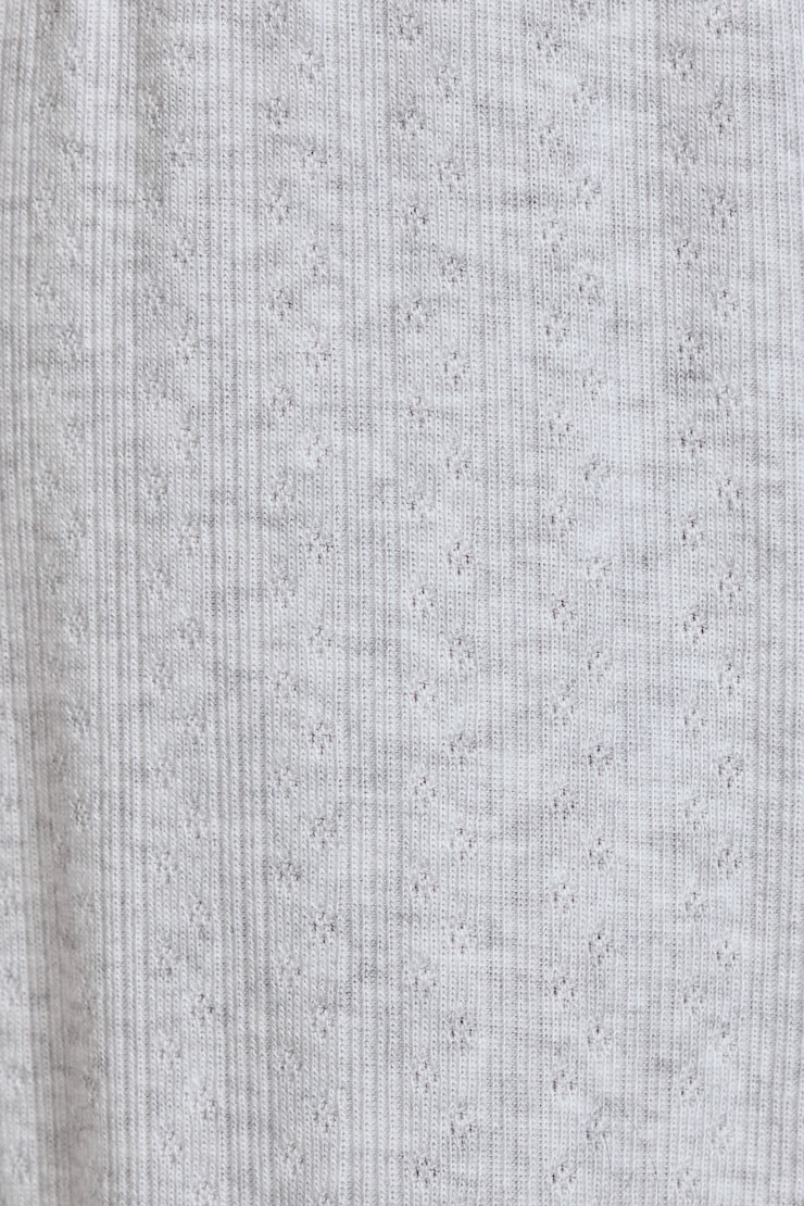 Pantalon décontracté en pointelle