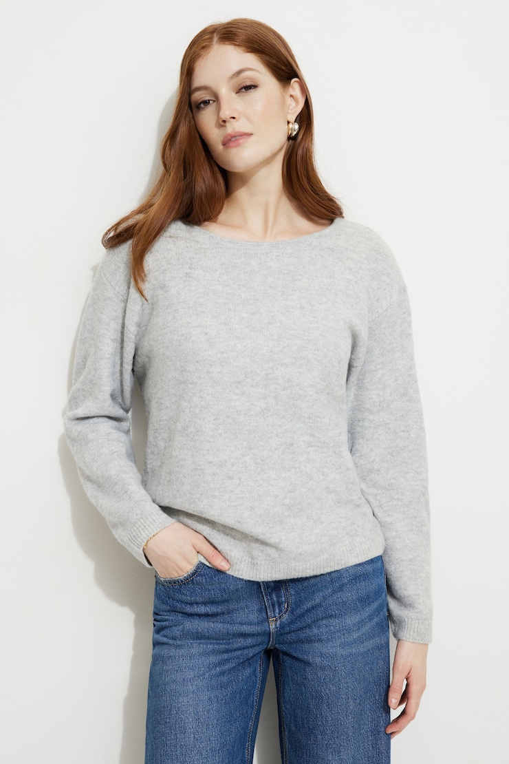 Heavenlyarn™ Open Back Sweater