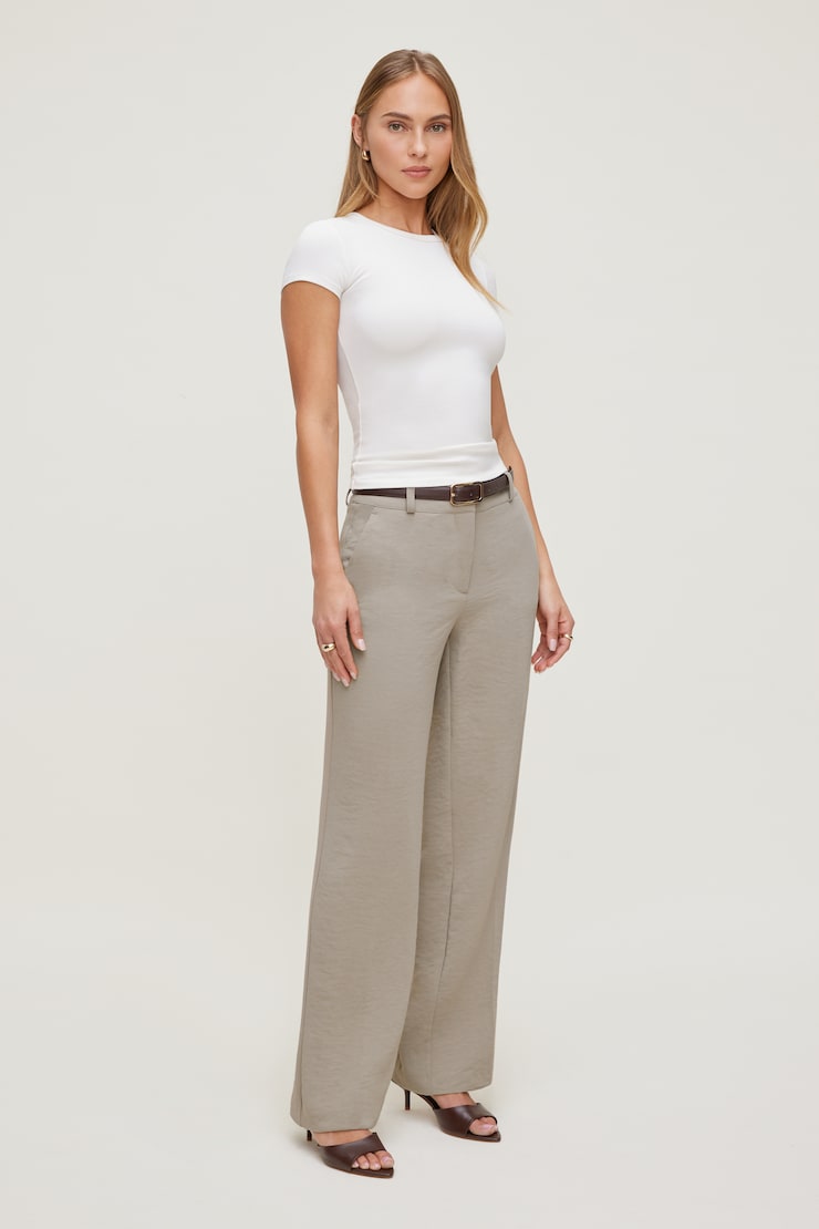 Camelia Airflow Clean Straight Leg Pants Pebblestone Beige large