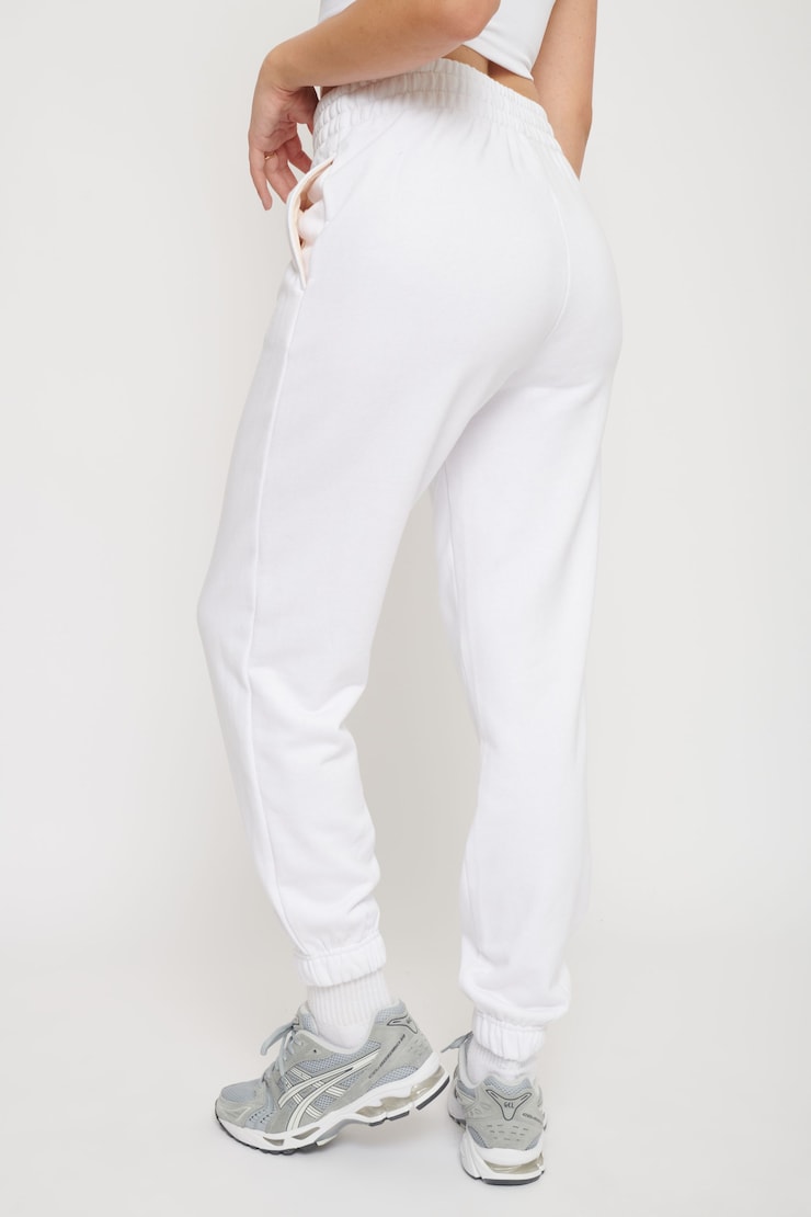 Lafayette French Terry Joggers Bright White large