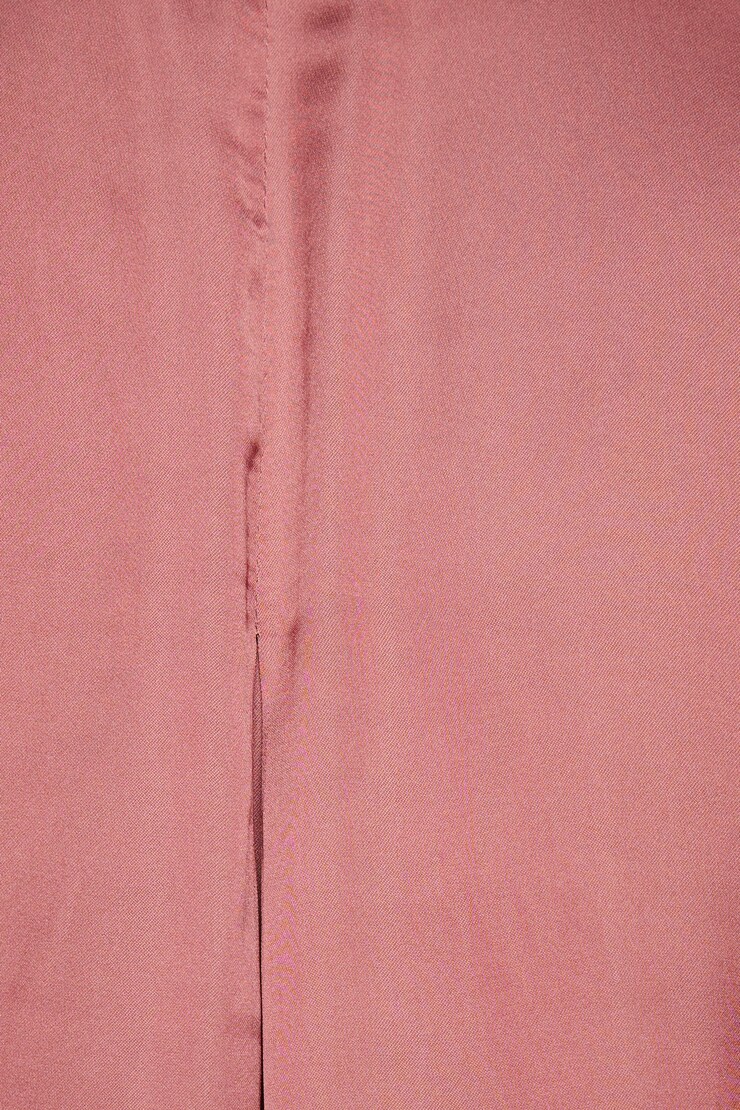 Long Sleeve Satin Wrap Bodysuit Deco rose large