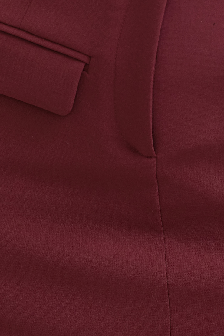 Flap Pocket Mini Skort Zinfandel Burgundy large