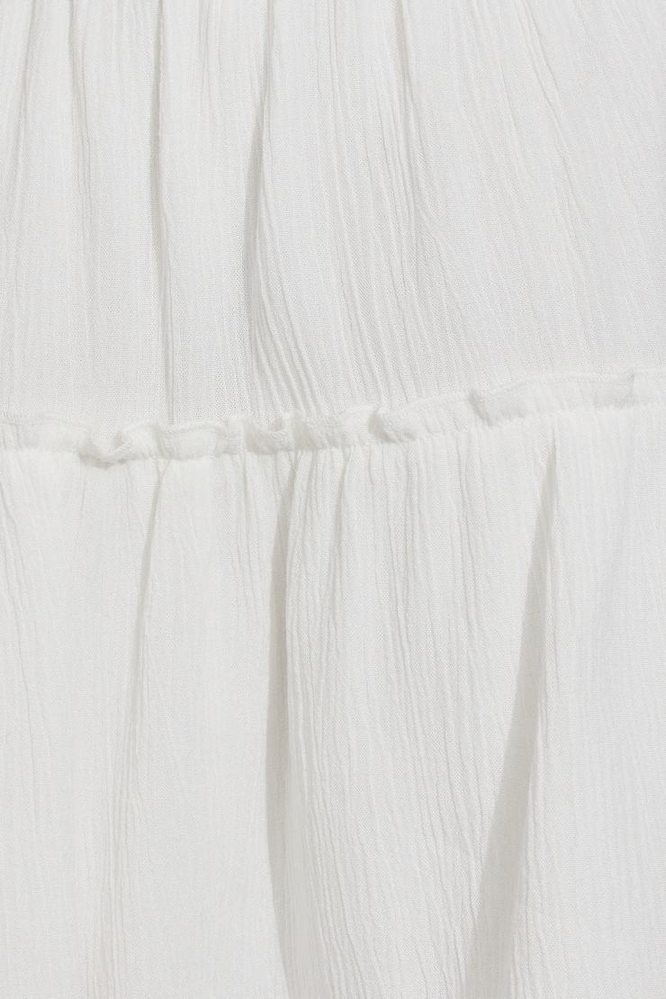 Tiered Mini Skirt, Snow White, large