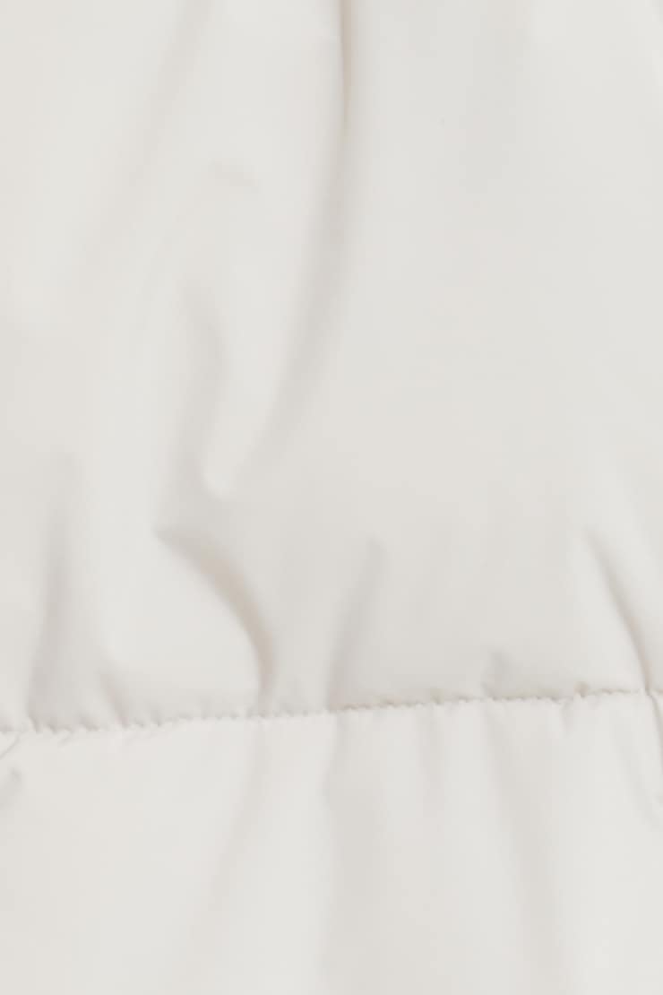 Belted Maxi Puffer Coat Soft Ivory large