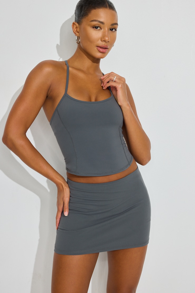 Active Micro Skort Gray | Garage