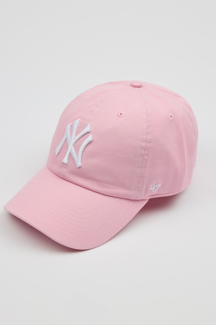 47 BRAND Clean Up Cap  - NY, Pop It Pink/White, large