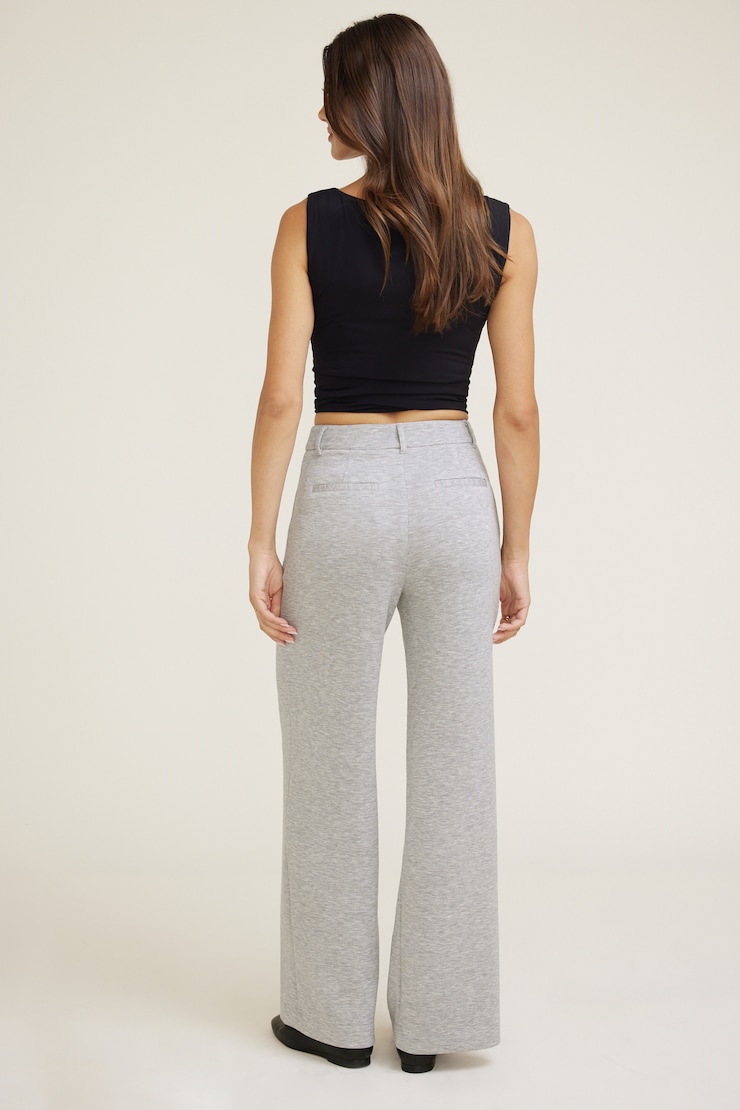 Alex Anywear Wide Leg Pants Fall Grey Mix large