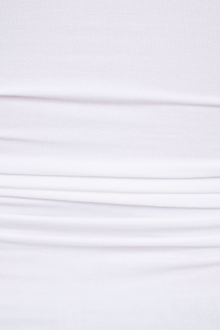 T-shirt froncé à épaules dégagées Hana