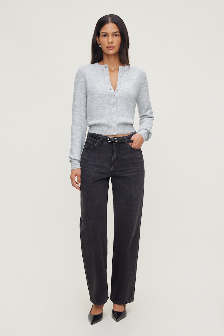 Cardigan à col rond Rebecca