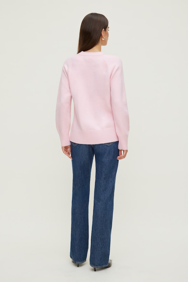 Rory Oversized Sweater Parfait Pink large