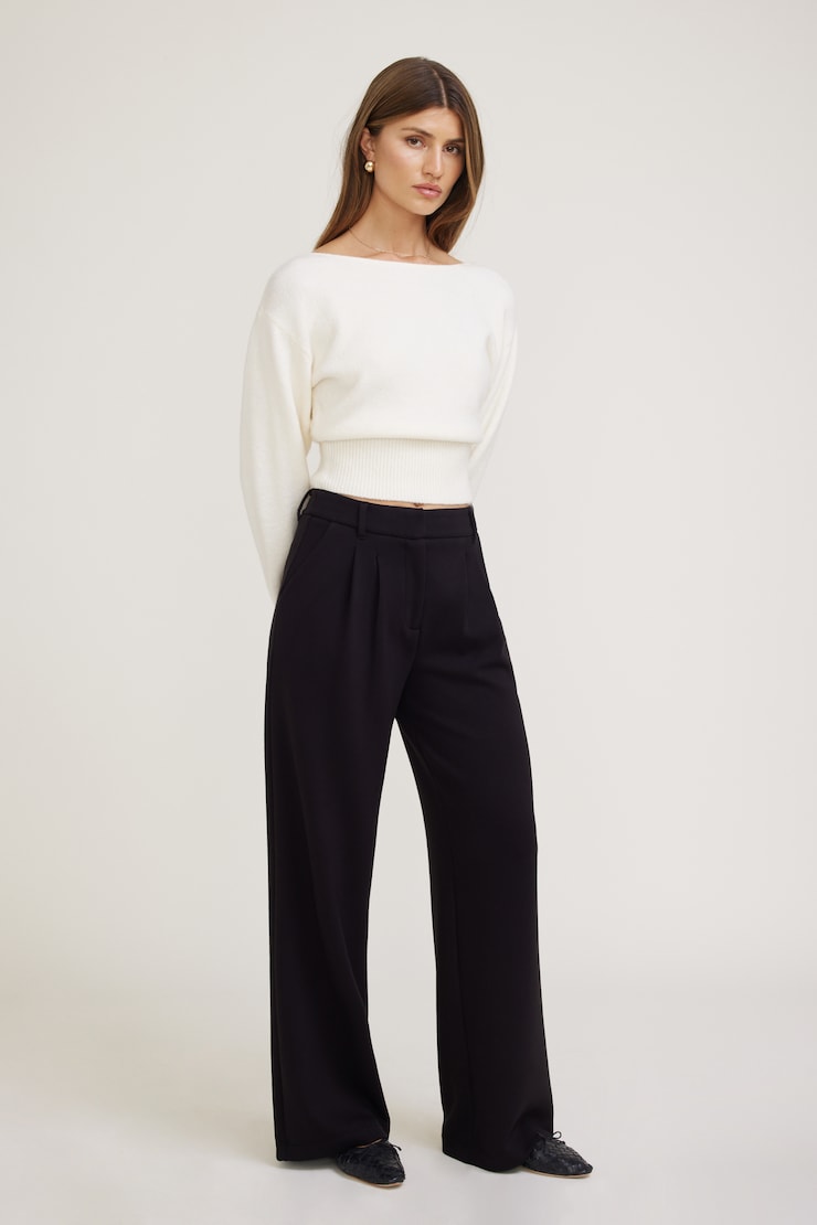 Alex Anywear Wide Leg Pants Jet Black large
