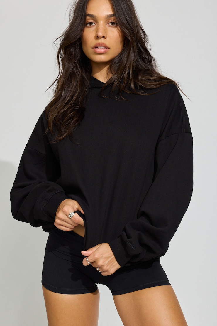 UltraFleece Hoodie, Jet Black, large