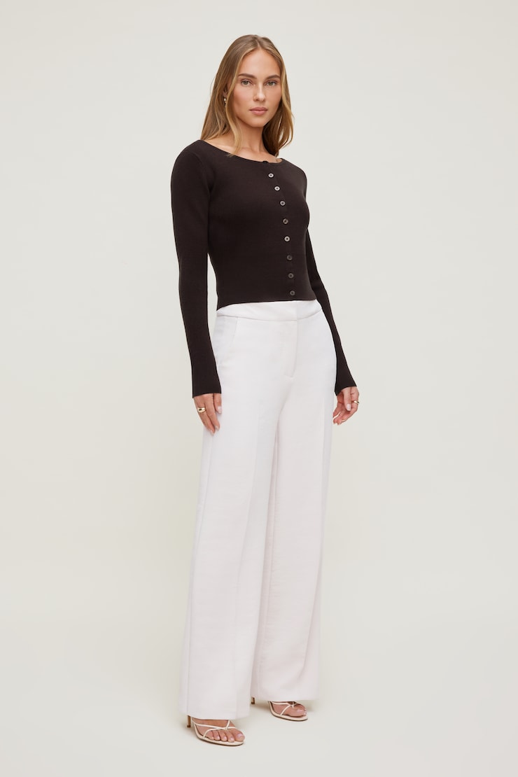 Yasmin Airflow Straight Leg Pants Polished Pearl Beige large