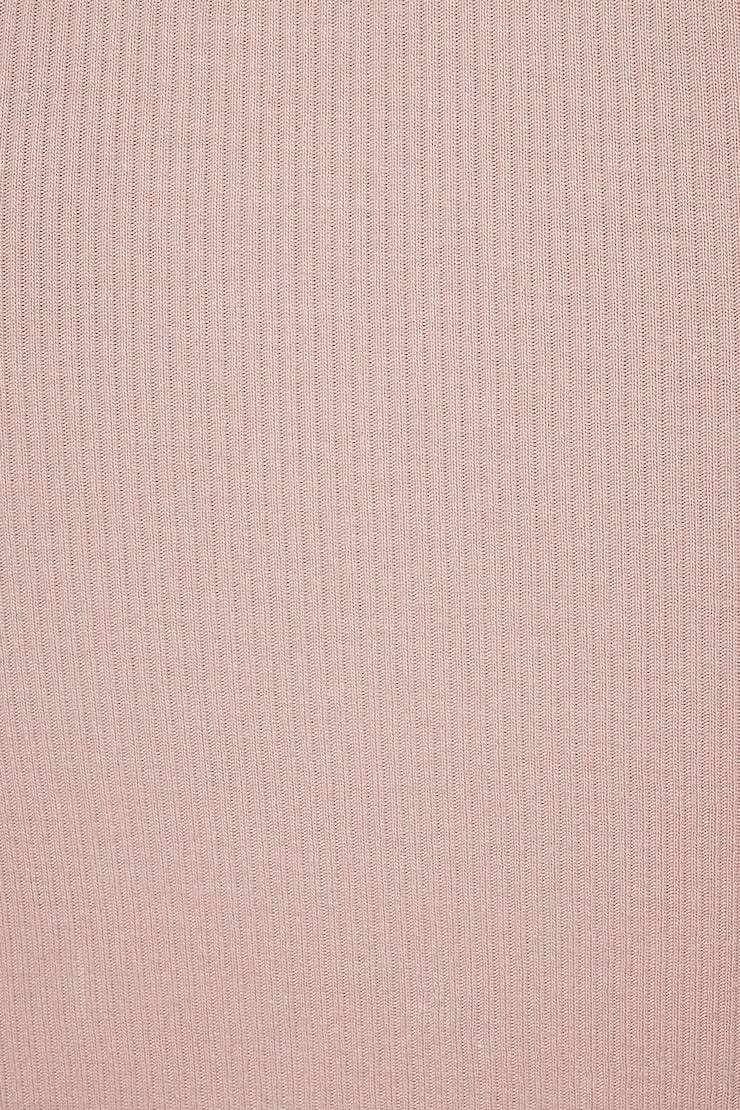 Pia Ribbed Tank Top Pale Mauve large